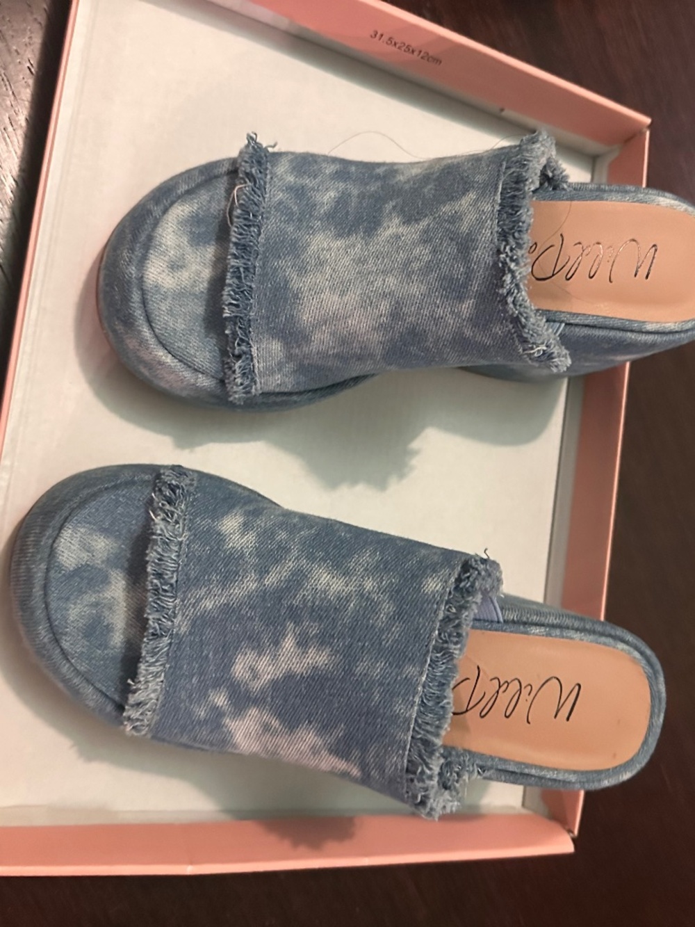 Brand new - used only once - Wild Pair wedges size 5